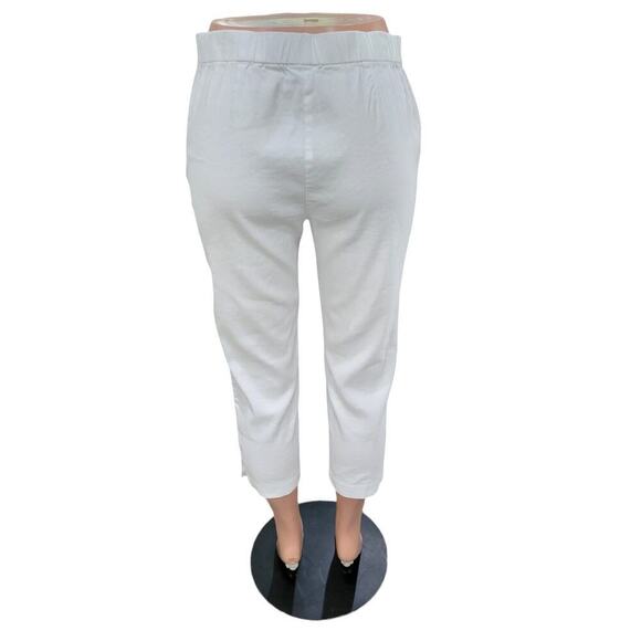 J. Jill Women's Linen Elastic Waist Cropped Lightweight Summer‎ Pants Size Small - Picture 7 of 14